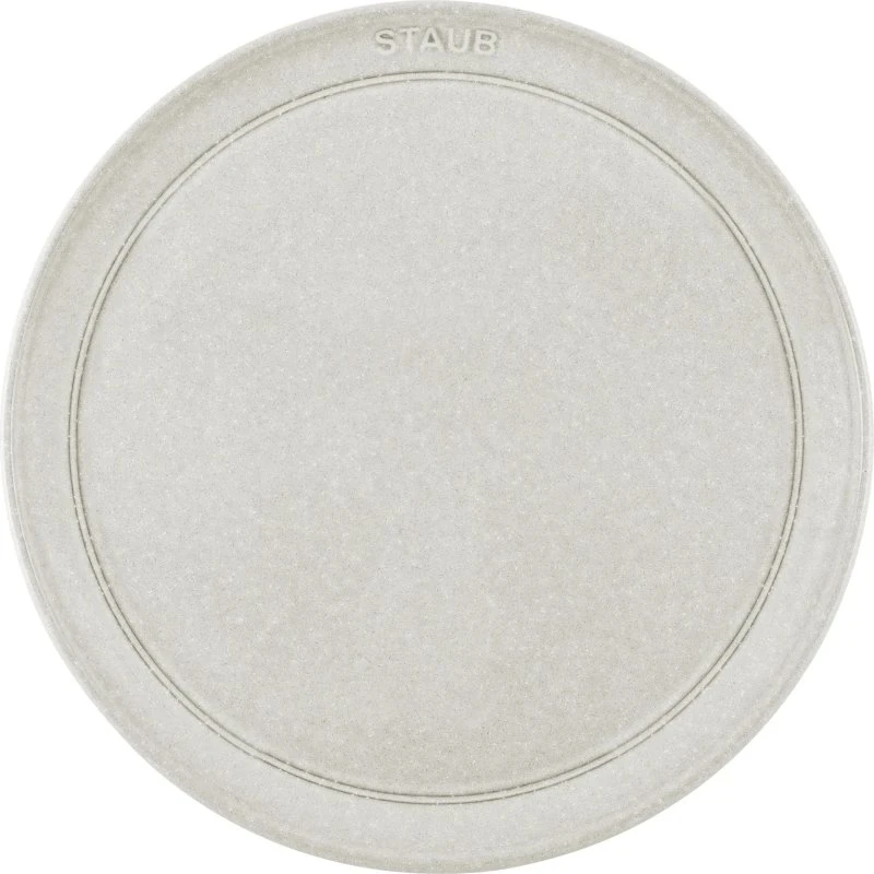 Staub Plato Plano Dining Line Blanco Trufa 26 cm
