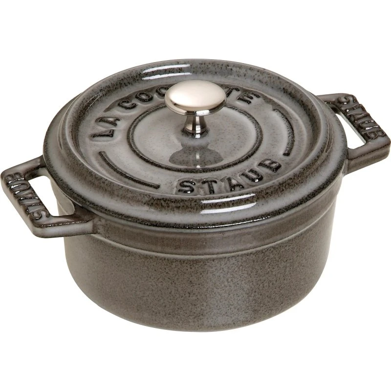 Staub La Cocotte Mini Cocotte de Hierro Fundido, 10 cm, Gris Grafito