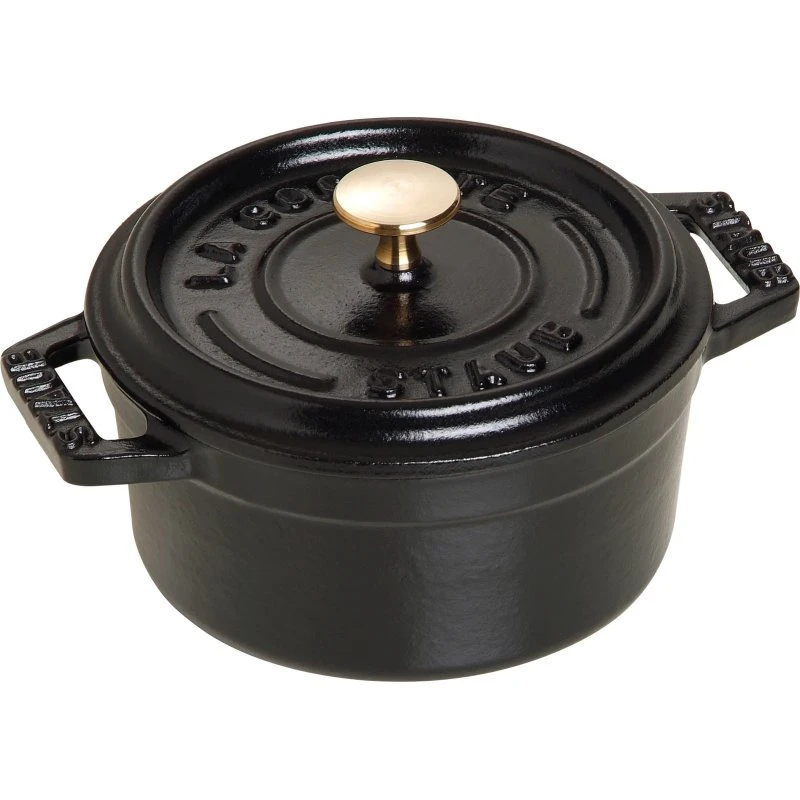 Staub La Cocotte Mini Cocotte de Hierro Fundido, 10 cm, Negro