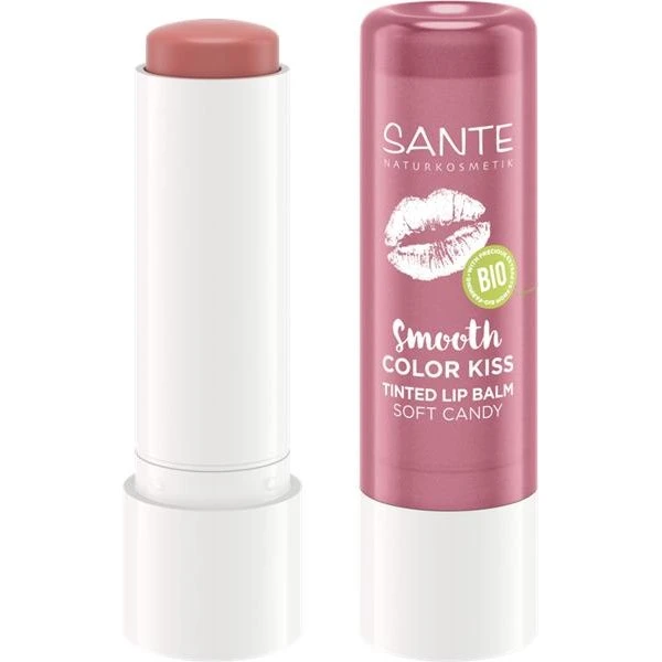 Sante Bálsamo Labial Color Kiss 02 Soft Berry 4,8g