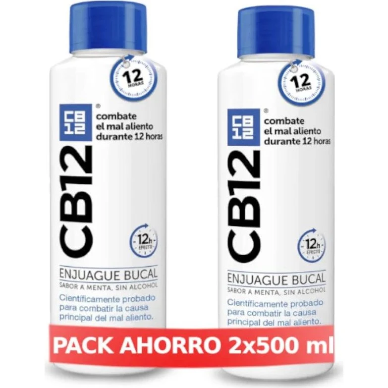 CB12 Mint Colutorio Menta 2x500 ml