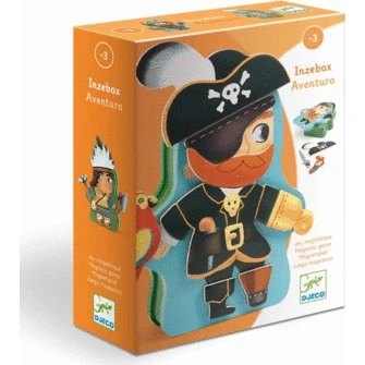 Djeco Inzebox Aventuro - Juego Magnético Crea tu Aventurero