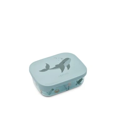 Liewood Arthur Sea Creatures - Caja Almuerzo Acero/Silicona