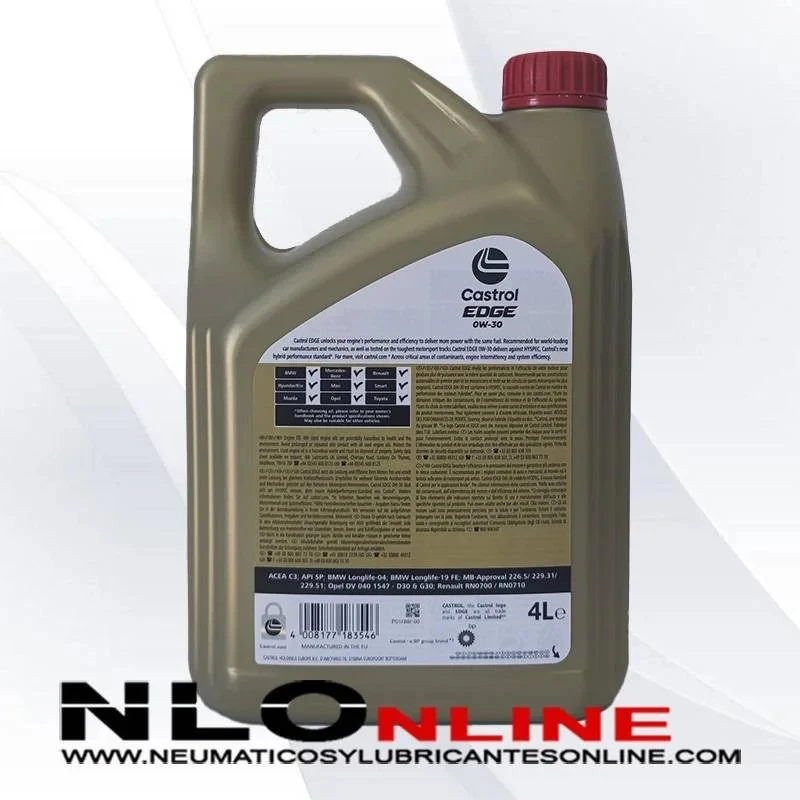 Castrol Edge 0W30 5L Titanio FST