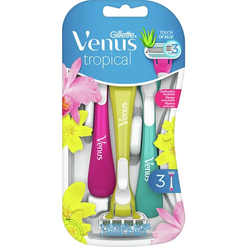 Gillette Venus Desechable Tropical 3 Hojas