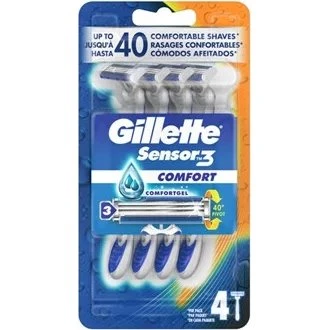 Gillette Sensor3 ComfortGel Desechable 4 Uds