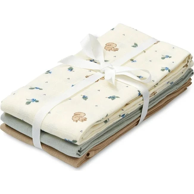 Cam Cam Copenhagen Pañales de Tela GOTS Arándanos (3 unidades)