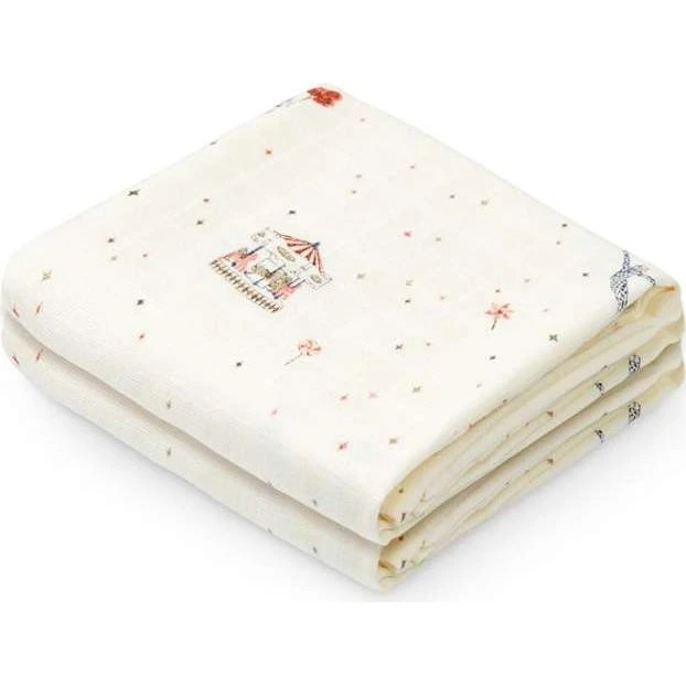 Cam Cam Copenhagen Paño de Tela GOTS - Carrusel