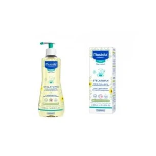 Mustela Pack Stelatopia Aceite 500ml + Crema 40ml