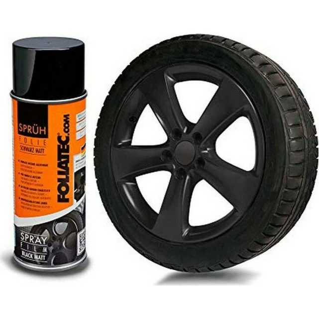 Foliatec Goma Líquida Negro Mate 150 ml