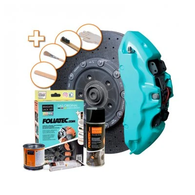 FOLIATEC Juego Lacas Pinzas Freno Pepper Mint (3 componentes)