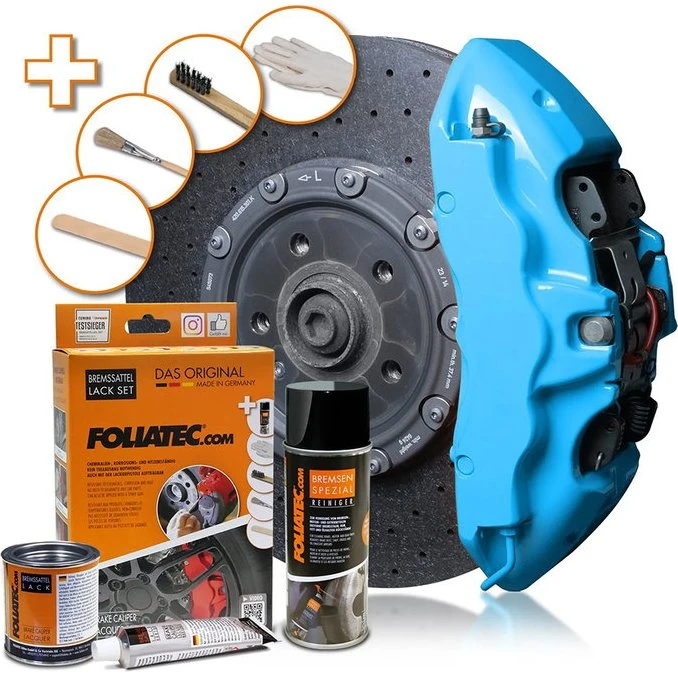 Foliatec FO2178 Pintura Pinza Freno Azul Cielo 3 Componentes