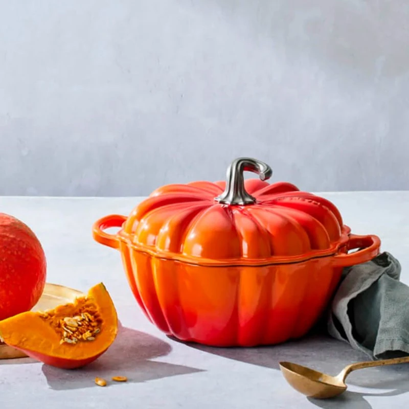 Le Creuset Cocotte Calabaza Hierro Fundido Volcánico
