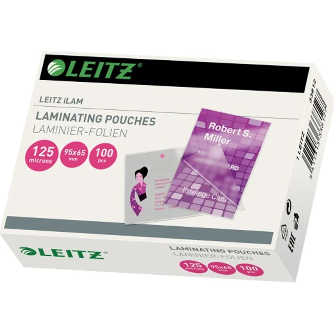 Leitz Bolsa Laminación 125 micras 65x95 mm (100u)