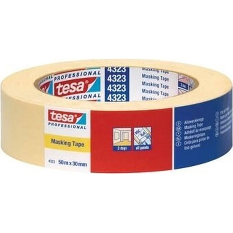 Tesa Masking 4323 25mm x 50m Beige Claro