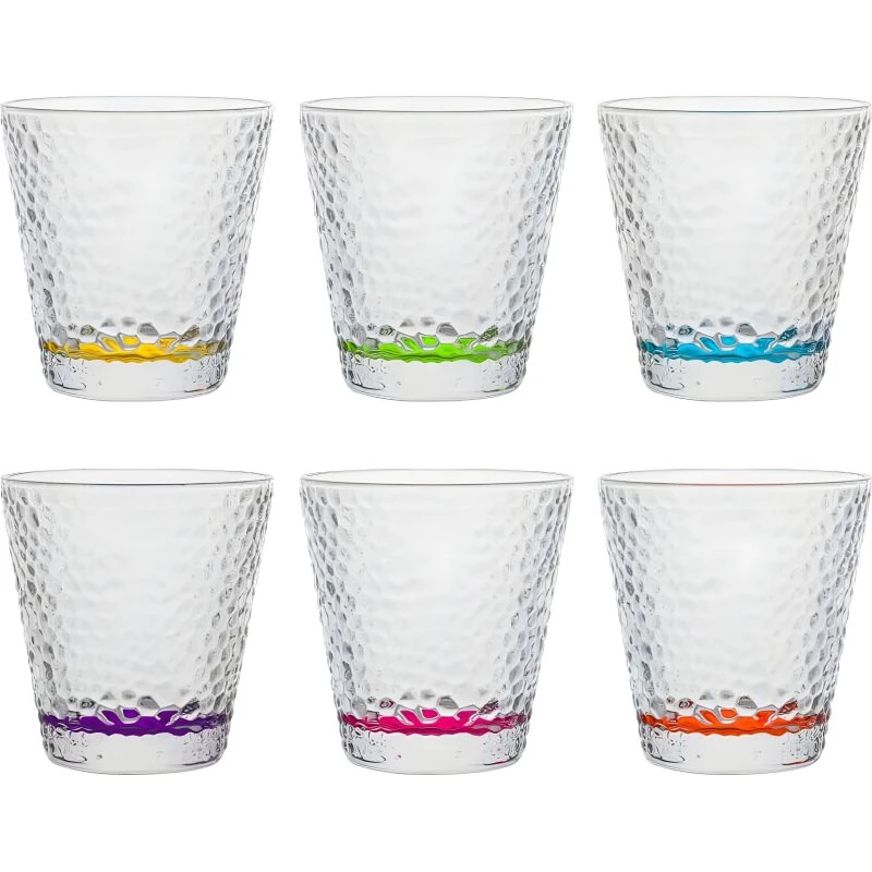 Vivalto Vaso Vidrio Lágrima 310 ml (Set de 36)