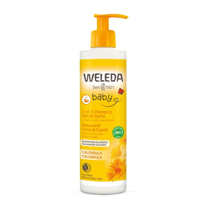 Weleda Baby Champú & Gel de Ducha Caléndula 400 ml
