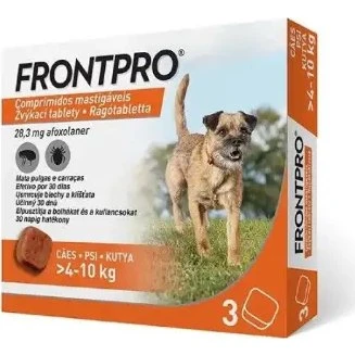 Frontpro 28 mg Comprimidos Masticables Perros 4-10 kg