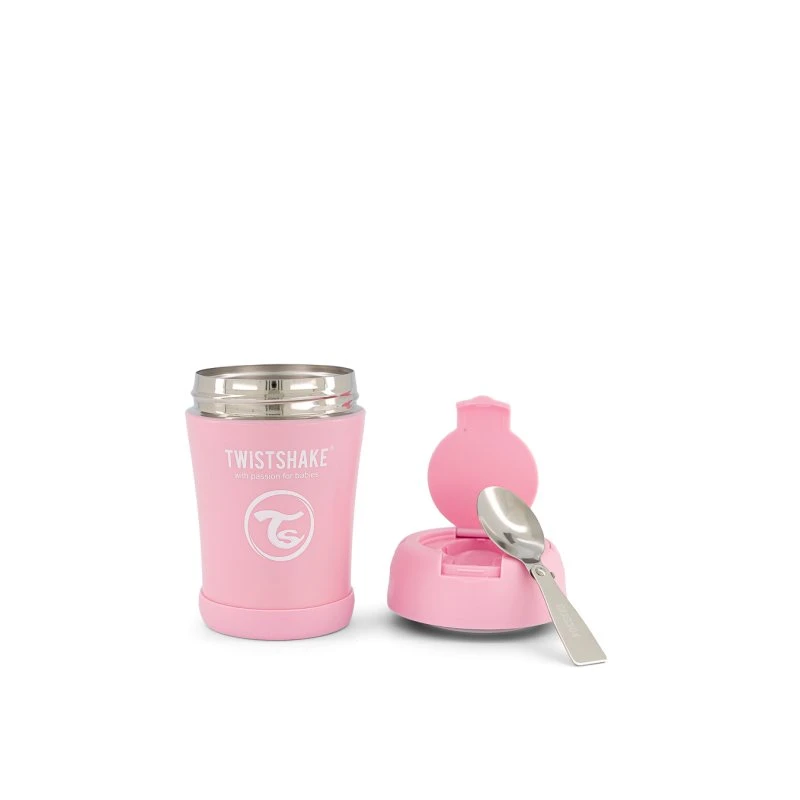 Twistshake Termo 350 ml Gris Pastel