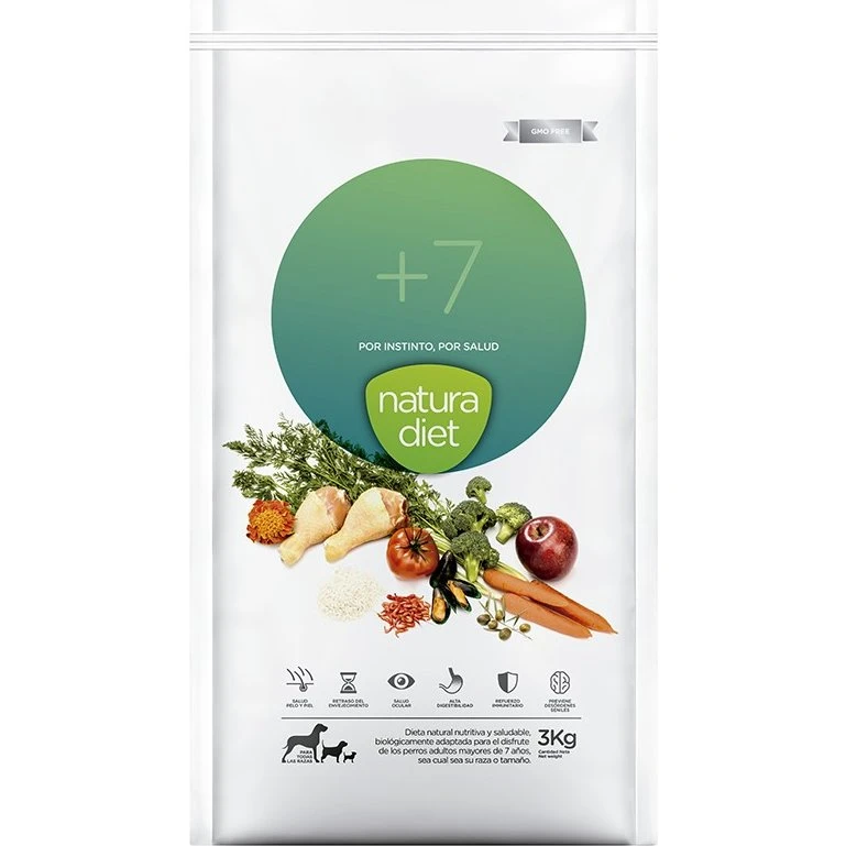 Natura Diet +7 para Perros Mayores