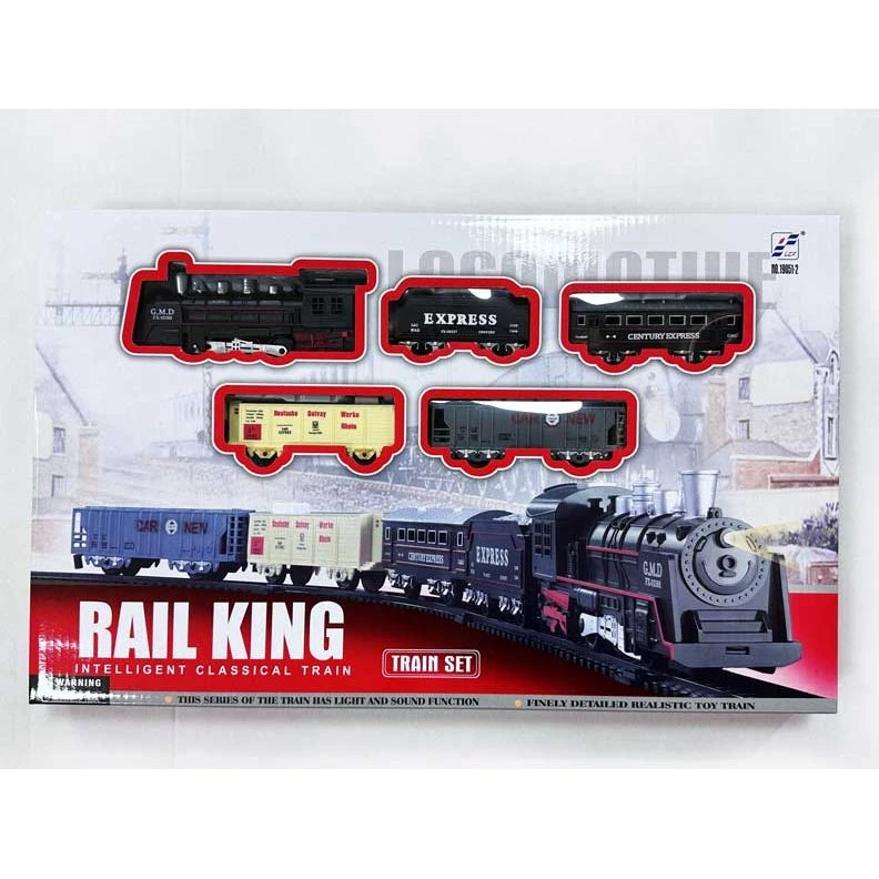 Marca Tren de Vapor con Luz y Sonido - 103,5 cm