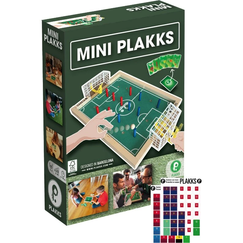 Mini Plakks Juego de Mesa de Fútbol