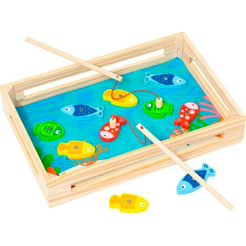Molto Juego de Pesca de Madera 12 Peces