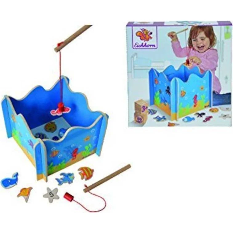 Eichhorn Juego de Pesca de Madera Infantil