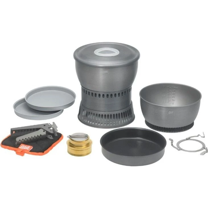 Esbit Set Cocina Anodizado con Quemador