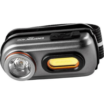 Einstein 400LM Linterna Frontal Recargable IPX4 Gris