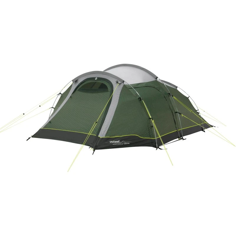 Outwell Earth 4 Plus Tienda Túnel 4 Personas Verde Oscuro