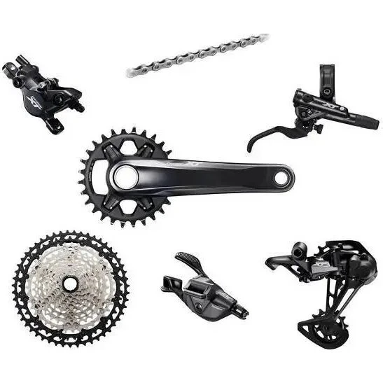 Shimano Deore XT FC-M8120-1 12s 175mm Sin Plato Negro