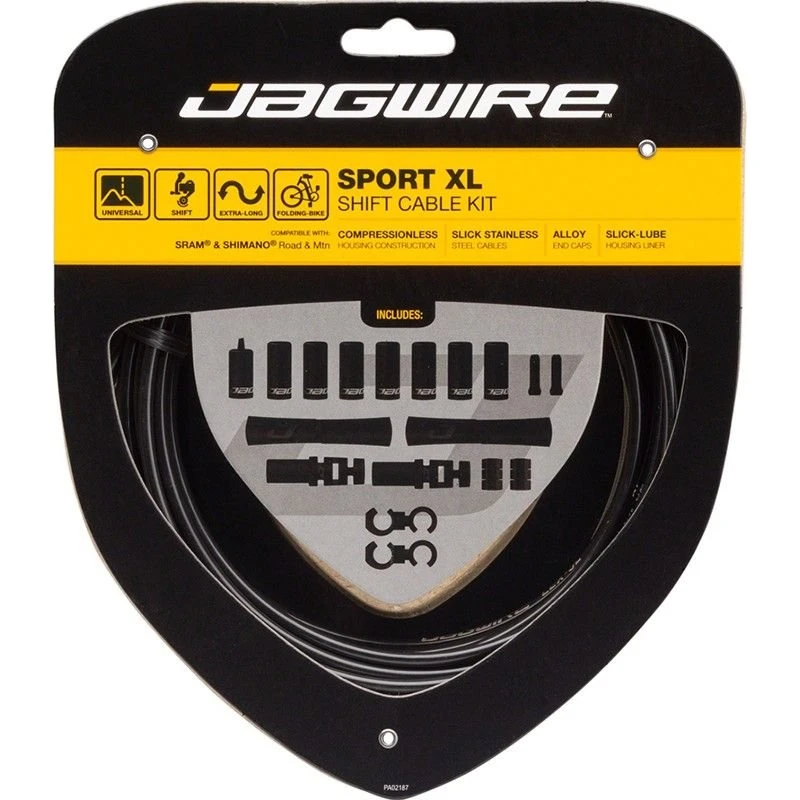 Jagwire Sport XL Kit Cables y Fundas Negro
