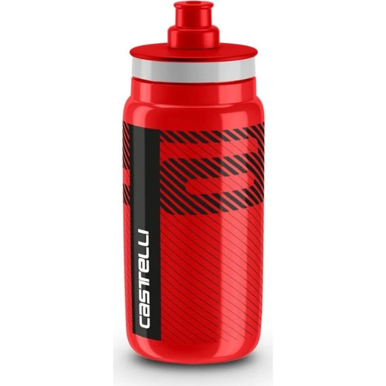 Castelli Fly Team Bidón 550ml Rojo/Negro