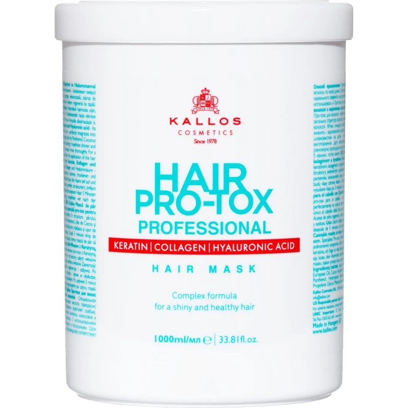 Kallos KJMN Hair Pro-Tox Mascarilla Capilar 1000 ml