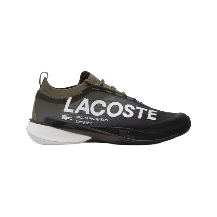 Lacoste AG-LT25 Lite Zapatillas de Tenis y Pádel Kaki/Negro