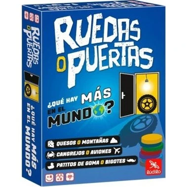 Ludilo Ruedas o Puertas - Juego de Cartas de Preguntas y Apuestas