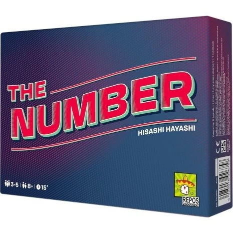 Asmodee The Number - Juego de Mesa de Estrategia y Faroleo