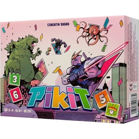 Pikit - Juego de Mesa de Estrategia y Azar de Asmodee