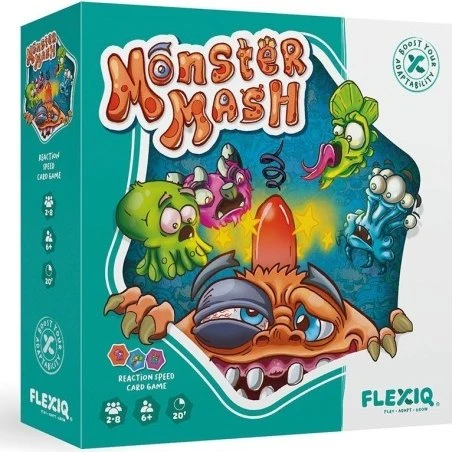 FLEXIQ Monster Mash - Juego de cartas para niños