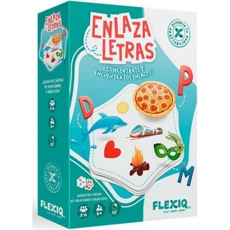 Flexiq Enlaza Letras Juego de Mesa