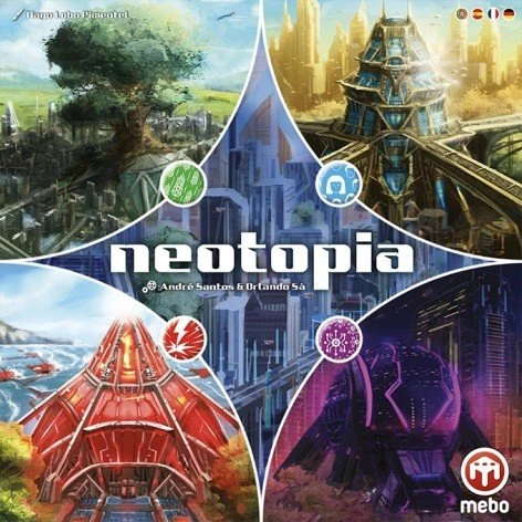 Neotopia - Juego de mesa táctico de construcción de ciudad futurista