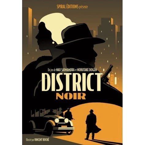 District Noir - Juego de Cartas de Faroleo y Set Collection