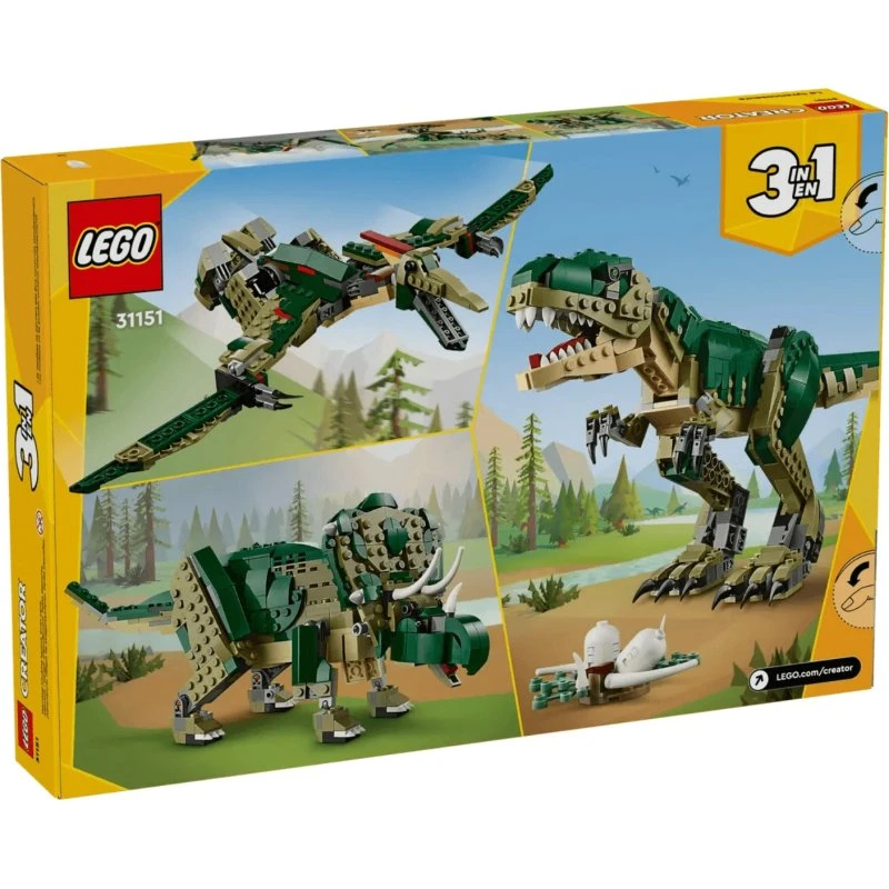 LEGO Creator 3 en 1 T.Rex 31151 para niños de 9+ años