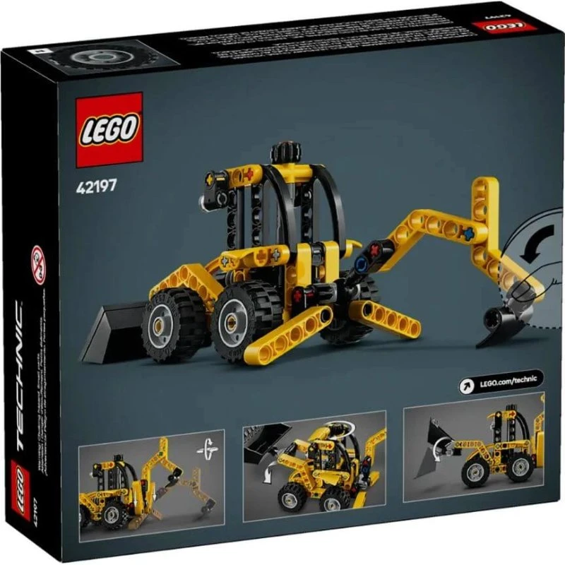 LEGO Technic Retroexcavadora 42197, 7 años+