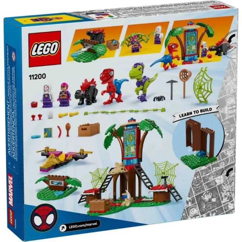 LEGO Marvel Spidey y Gobby: Batalla de Raptores en la Casa del Árbol 11200