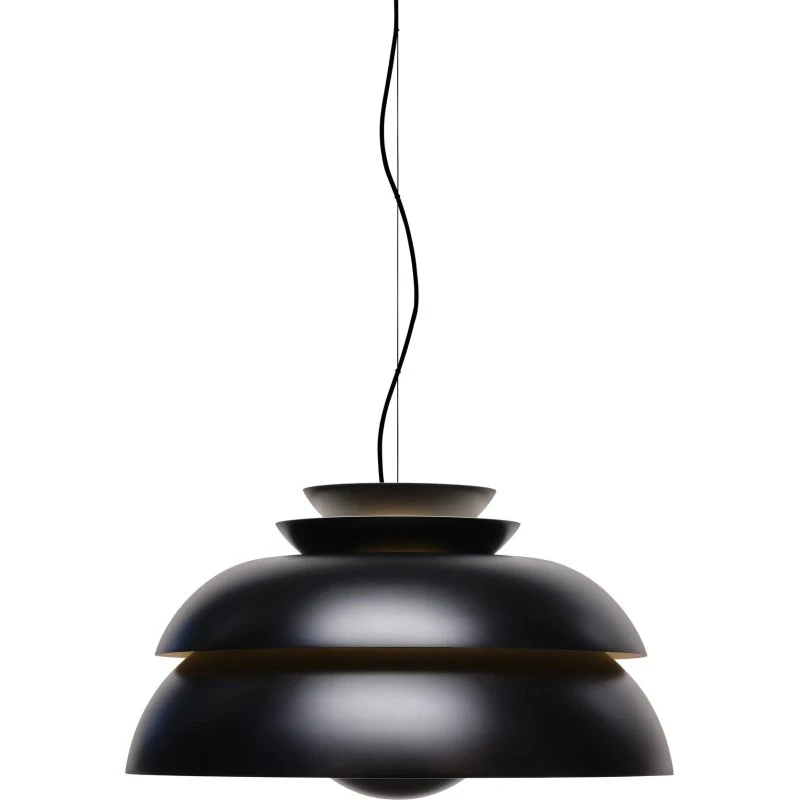 Fritz Hansen Lámpara Colgante Concert P3 Negro 55cm