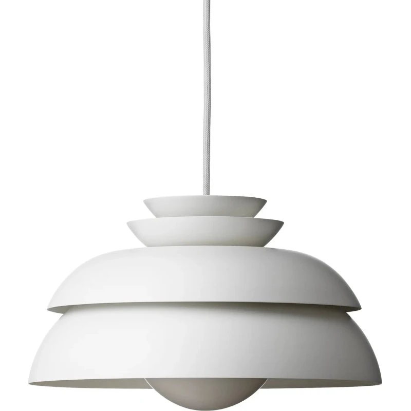 Fritz Hansen Lámpara Colgante Concert P1 Blanca Ø 32 cm