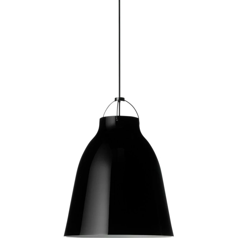 Fritz Hansen Lámpara Colgante Caravaggio P3 Negro Brillante