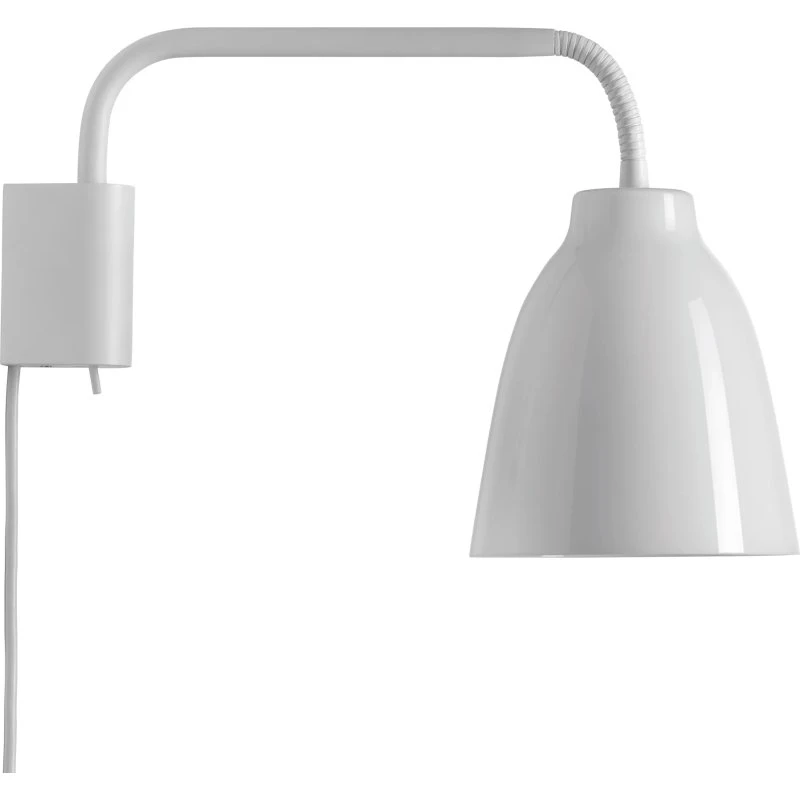 Fritz Hansen Caravaggio Aplique de Pared de Vidrio Opalino